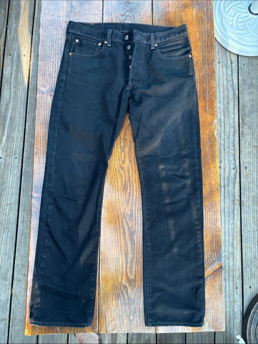 Levi's Black Straight-Leg Men's Jeans